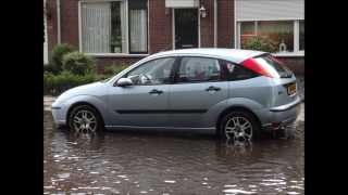 Flood after storm in the Netherlands  Overstroming Weert Boshoven 23 juli 2013 [upl. by Lydell525]