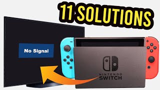 How to Fix a Switch Thats Not Showing on TV in Dock Mode  Nintendo Blank Black Screen in TV Mode [upl. by Neetsirhc]