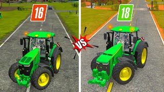 Fs16 vs Fs18 New John Deere Update  Fs16 amp Fs18 Multiplayer  Timelapse [upl. by Otxis]