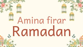 Amina firar Ramadan sfi [upl. by Urdna808]