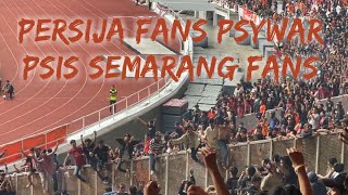 PERSIJA FANS PSYWAR PSIS SEMARANG FANS  PERSIJA VS PSIS SEMARANG [upl. by Jaal308]