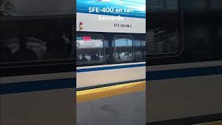 SFE400 saliendo de san bernardo train metro railway [upl. by Laval]