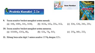 KSSM Matematik Tingkatan 4 Bab 2 praktis kendiri 21a no9no11 Asas Nombor chapter 2 form 4 buku [upl. by Leatrice747]