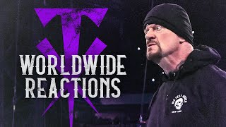 Live reactions to The Undertaker’s WrestleMania return in multiple languages [upl. by Caralie]