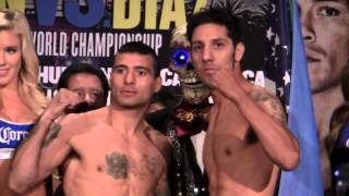 Lucas Matthysse vs John Molina WEIGH IN [upl. by Akilegna10]