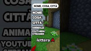 Nome Cosa Città Lettera A 🌟 shorts [upl. by Nivrem]