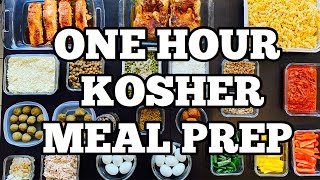 KOSHER MEAL PREP FOR THE WEEK  10 MEALS IN ONE HOUR  ORTHODOX JEWISH LIFE  FRUM IT UP [upl. by Smart]