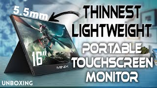 𝐓𝐡𝐢𝐧𝐧𝐞𝐬𝐭 amp 𝐋𝐢𝐠𝐡𝐭𝐰𝐞𝐢𝐠𝐡𝐭 16quot Portable Touchscreen Monitor  Minix SF16T  UNBOXING REVIEW [upl. by Anilam]