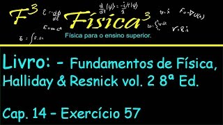 Cap 14 Fluidos Ex 57 Resolvido Fund da Física Halliday Resnick vol 2 Ed 8 [upl. by Nalyr]