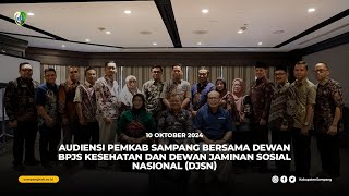 AUDIENSI PEMKAB SAMPANG BERSAMA DEWAN BPJS KESEHATAN DAN DEWAN JAMINAN SOSIAL NASIONAL DJSN [upl. by Noiztneb]