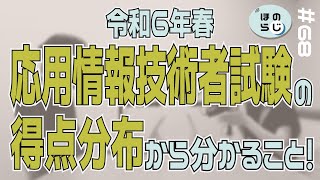 【ほのらじ】68 令和6年春 応用情報技術者試験の得点分布から分かること！ [upl. by Joaquin543]