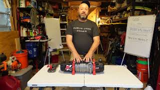 XBull XRS 13500 Pound Winch Unboxing And First Impressions [upl. by Anoved]