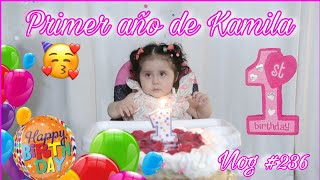 🥳PRIMER CUMPLEAÑOS DE KAMILA💕🎂 FAMILIA VARELA 💖 [upl. by Dreda]