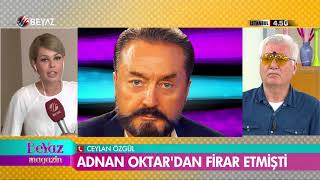 Eski kedicik Ceylan Özgül ve Adnan Oktarın abisi canlı yayında birbirine girdi [upl. by Brandea]