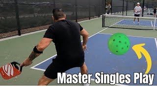 Master Singles Play Strategies for Pickleball Success [upl. by Ecirtaeb]