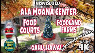 Ala Moana Center Food Courts and Foodland Farms November 18 2020 How Does Ala Moana Center Look [upl. by Hayifas]