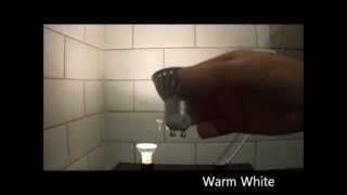 LEDIFY 4W GU10 LED vs 50W Halogen  High Quality Low Cost [upl. by Ahtnahc314]