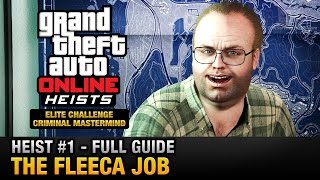 GTA Online Heist 1  The Fleeca Job Elite Challenge amp Criminal Mastermind [upl. by Lind]