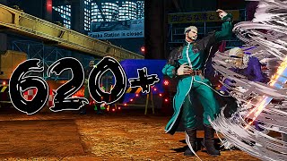 KOF XV Goenitz  2 Meters Corner Combo Patch 211 [upl. by Blankenship]