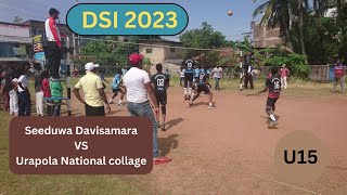 DSI Volleyball 2023 Gampaha District U15 Seeduwa Davisamara vs Urapola Central Collage [upl. by Higgs247]