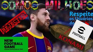 ADRISHOW ESTA ON  JOGANDO EFOOTBALL E KONAMI E O SERVIDOR [upl. by Karin687]