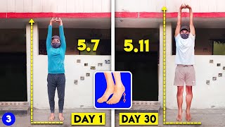 i did Tadasana to grow my height  30 days  after 21 [upl. by Eelreveb]