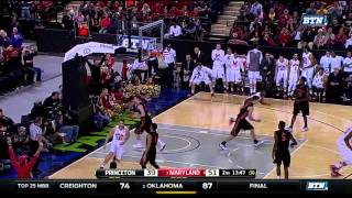 Rasheed Sulaimon to Jake Layman AlleyOop Dunk vs Princeton [upl. by Arykahs879]