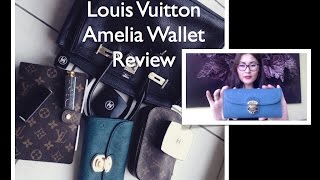 Louis Vuttion Amelia wallet  Review [upl. by Sitsuj]