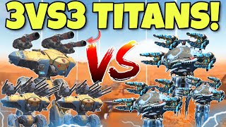 🔥 SHARANGA VS NODENS 3VS3 TITAN FIGHT WAR ROBOTS  SKIRMISH CONCEPT [upl. by Ailey]