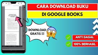 Cara Download Buku di Google Books tanpa Aplikasi Tambahan [upl. by Yemarej]