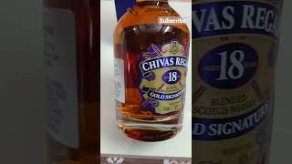 chivas regal 18 years  price 8000 rs scotch whisky  gold signature🥃🥃 [upl. by Beetner344]