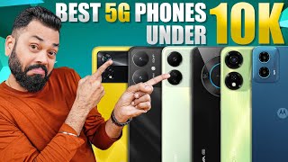 Top 5 Best 5G Smartphones Under ₹10000 Budget ⚡ January 2024 [upl. by Ariane]