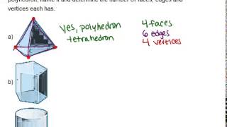 Polyhedrons Examples Geometry Concepts [upl. by Naesal]