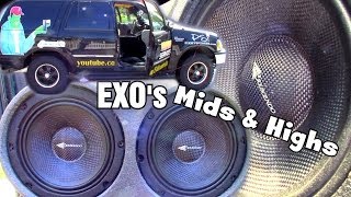 EXOs Mids amp Highs w 8 Crescendo Audio PWX Speakers amp 6 Ft1 Super Tweeters  5 LOUD Test Songs [upl. by Seto]