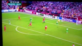 Balotellis first Liverpool goal [upl. by Maro]