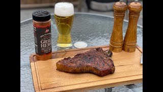 The Perfect TBone steak on the Kamado [upl. by Eblehs]