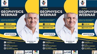 Geophysics Webinar quotA recap of inmine geophysics research and developmentquot 06 March 2024 [upl. by Merkle512]