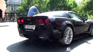 CHEVROLET CORVETTE C6 ZR1  REVS AND HARD ACCELERATION [upl. by Ahsietal824]