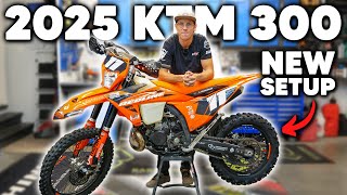 I Made HUGE Improvements on my 2025 KTM 300 XCW [upl. by Jones584]