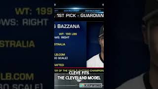 cleguardians has chosen Travis Bazanna  MLB I think that was the best pick by the Guards [upl. by Giorgia]