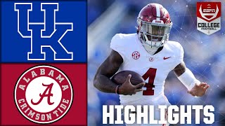 🚨 SEC WEST CHAMPS 🚨 Alabama Crimson Tide vs Kentucky Wildcats  Full Game Highlights [upl. by Audre]