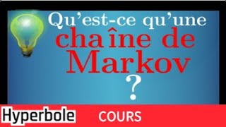 Questce quune chaîne de Markov  Graphe orienté pondéré associé  Terminale [upl. by Melc]