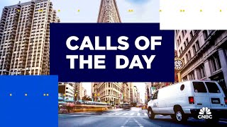 Calls of the Day Amgen Albemarle Tesla Broadcom and Caterpillar [upl. by Yaf142]