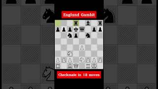 Englund Gambit Checkmate in 18 moves chessgame [upl. by Cristionna]