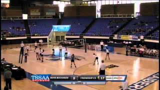 2012 TSSAA Div I Class 1A Volleyball Championships Friendship Chr vs Boyd Buchanan [upl. by Ramona]