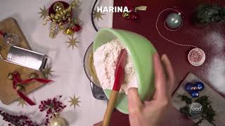 Galletas de Ponche Navideño  Recetas Fáciles  Food Network [upl. by Prebo]