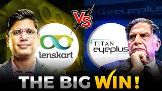 Lenskart VS Titan Eye Plus Battle of the Eyewear Giants [upl. by Aicened104]