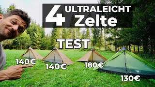 Ultraleichte Zelte  TEST  Günstige 1 Personen Zelte [upl. by Itnuahsa]