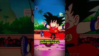 Kid Goku Grew Back His Tail at Tournament 🐒 dragonball shorts [upl. by Hanforrd]