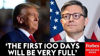 BREAKING NEWS Speaker Johnson Previews First 100 Days Of The Trump Administration [upl. by Digirb398]